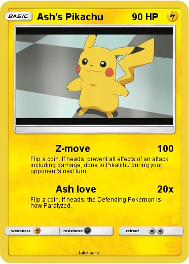 Pokemon Ash’s Pikachu