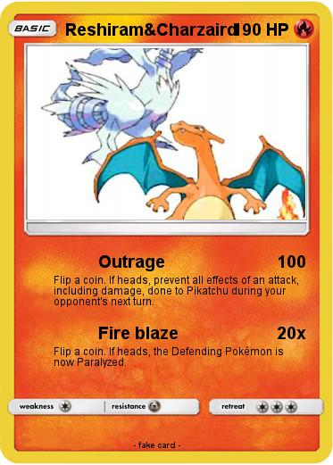 Pokemon Reshiram&Charzaird