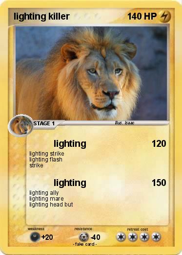 Pokemon lighting killer