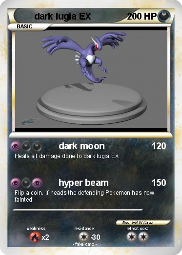 Pokemon dark lugia EX