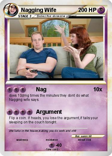 Pokemon Nagging Wife