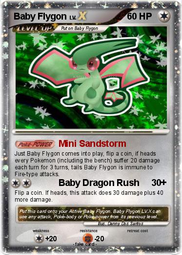 Pokemon Baby Flygon