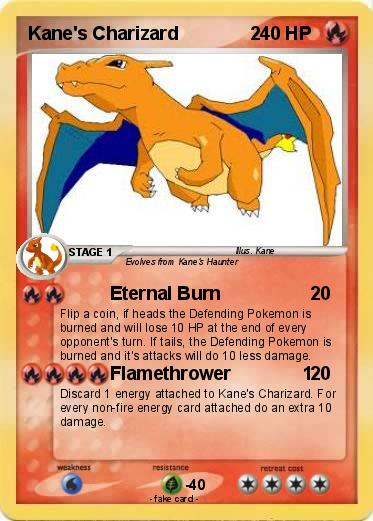 Pokemon Kane's Charizard              2
