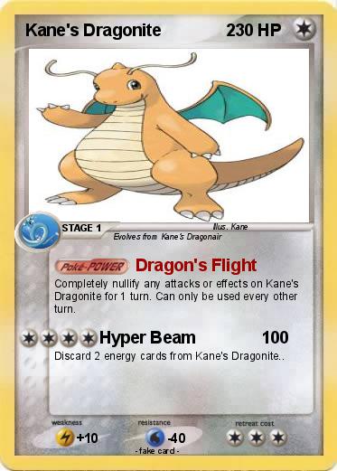 Pokemon Kane's Dragonite              2
