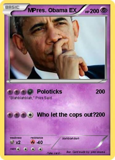 Pokemon MPres. Obama EX
