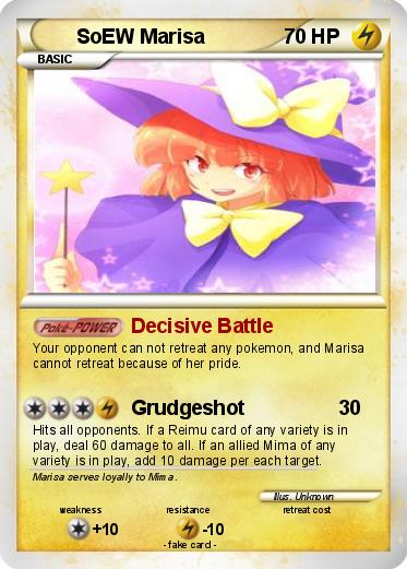 Pokemon SoEW Marisa