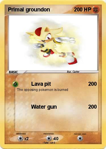 Pokemon Primal groundon
