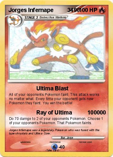 Pokemon Jorges Infernape         3490