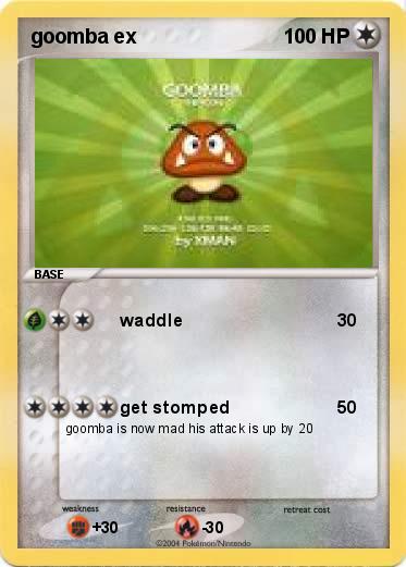 Pokemon goomba ex Pokemon goomba ex