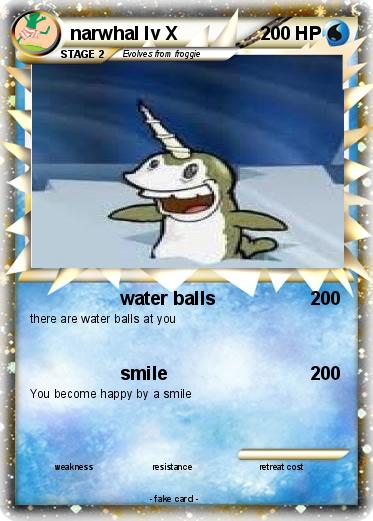 Pokemon narwhal lv X