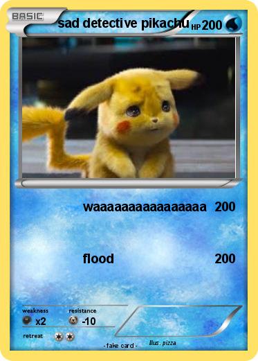 Pokemon sad detective pikachu