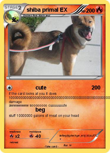Pokemon shiba primal EX