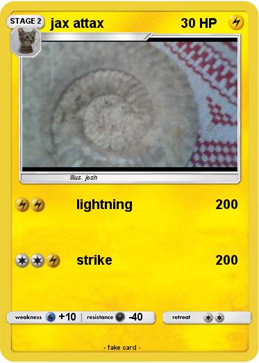 Pokemon jax attax