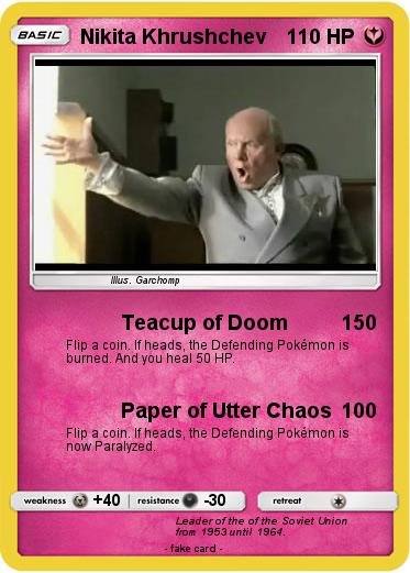 Pokemon Nikita Khrushchev