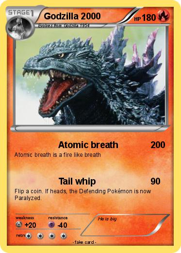Pokemon Godzilla 2000