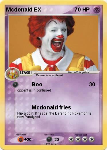 Pokemon Mcdonald EX
