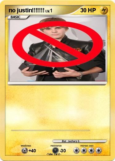 Pokemon no justin!!!!!!!