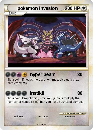 Pokemon pokemon invasion
