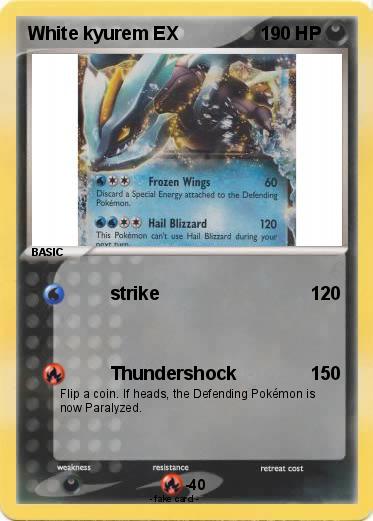 Pokemon White kyurem EX