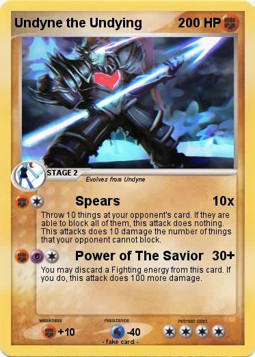 Pokemon Undyne the Undying