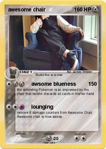 Pokemon awesome chair
