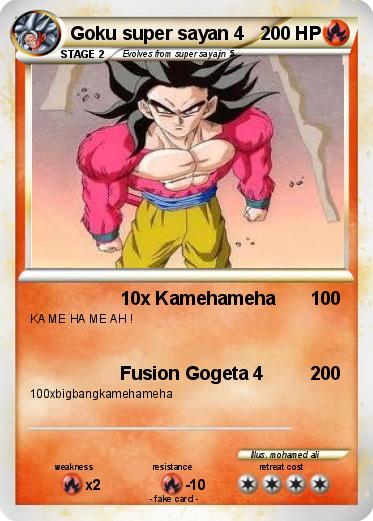 Pokemon Goku super sayan 4