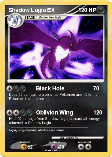Pokemon Shadow Lugia EX