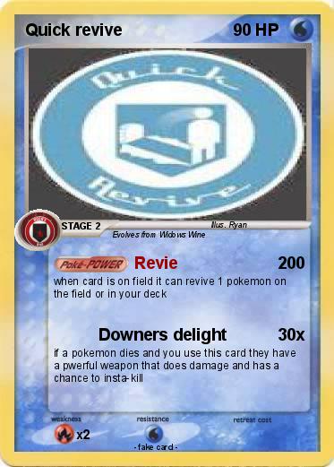 Pokemon Quick revive