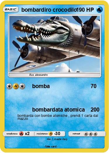 Pokemon bombardiro crocodilo