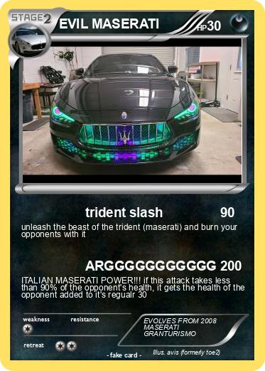 Pokemon EVIL MASERATI