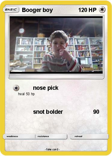 Pokemon Booger boy