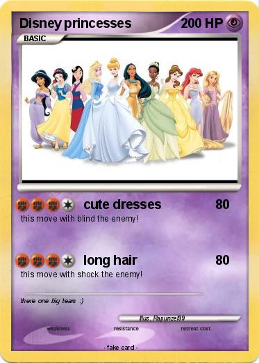 Pokemon Disney princesses