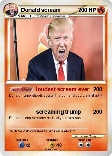 Pokemon Donald scream