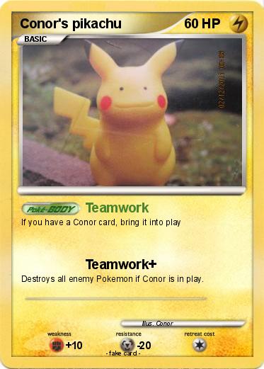 Pokemon Conor's pikachu