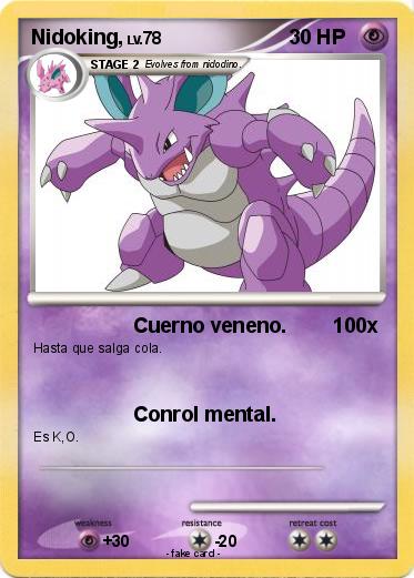 Pokemon Nidoking,