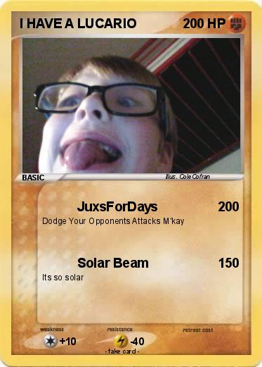 Pokemon I HAVE A LUCARIO