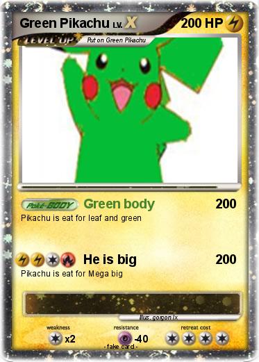 Pokemon Green Pikachu