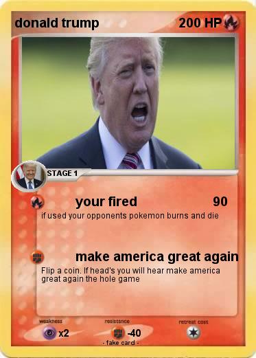 Pokemon donald trump