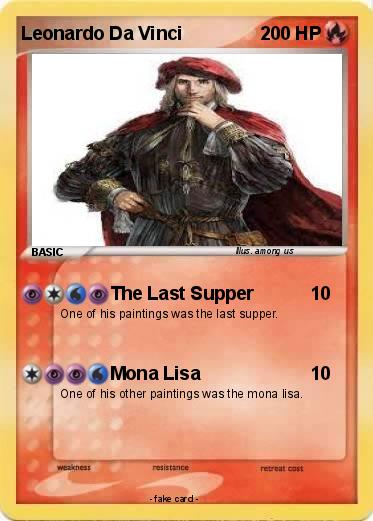 Pokemon Leonardo Da Vinci