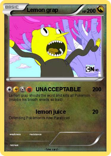 Pokemon Lemon grap