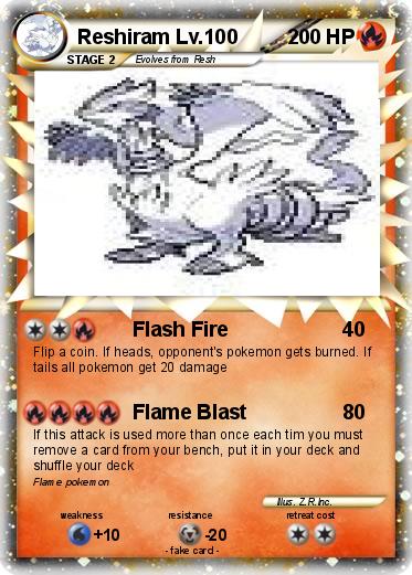 Pokemon Reshiram Lv.100