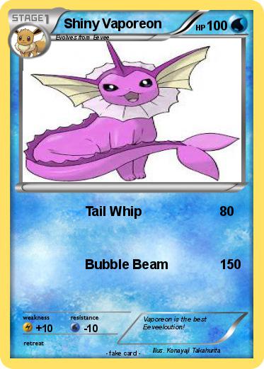 Pokemon Shiny Vaporeon