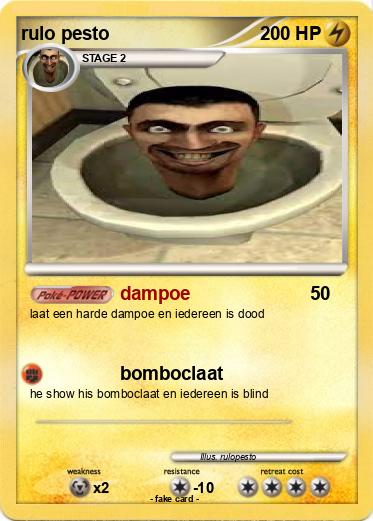 Pokemon rulo pesto
