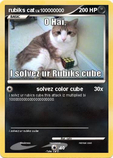 Pokemon rubiks cat