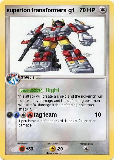 Pokemon superion transformers g1