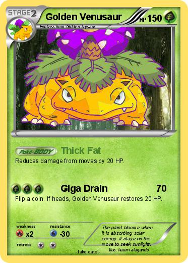 Pokemon Golden Venusaur