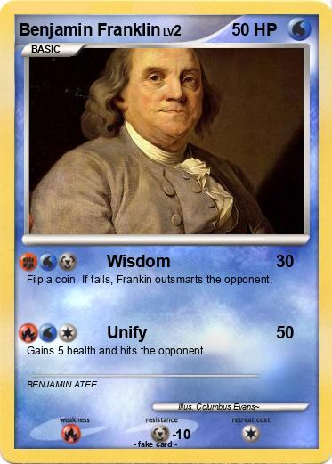 Pokemon Benjamin Franklin