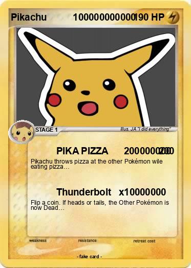 Pokemon Pikachu          100000000000