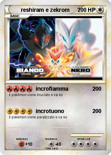 Pokemon reshiram e zekrom