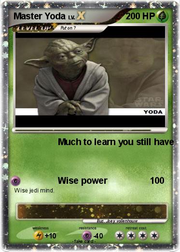 Pokemon Master Yoda